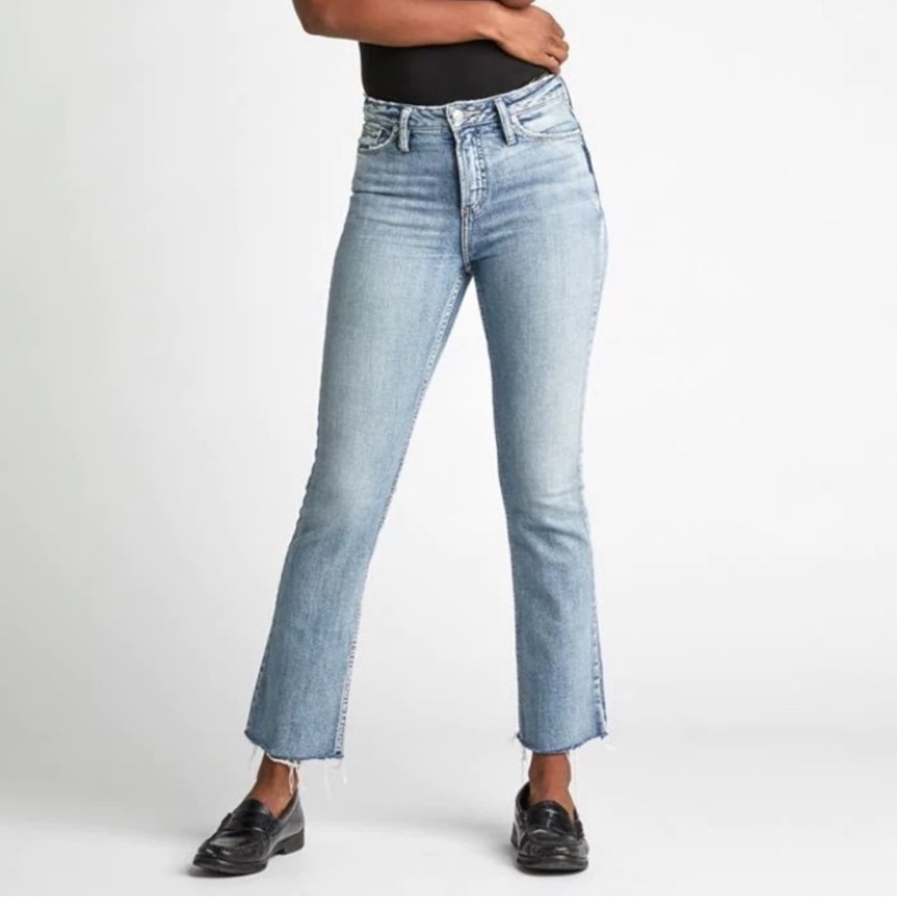 Silver High Note Ankle Bootcut Women's Jeans